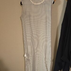 Old Navy Navy and White Striped Top